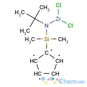 CAS No:184899-34-1 Zirconium, dichloro[1-(h5-2,4-cyclopentadien-1-yl)-N-(1,1-dimethylethyl)-1,1-dimethylsilanaminato(2-)-kN]- (9CI)