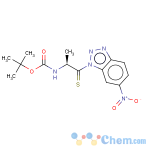 CAS No:184951-86-8 Carbamic acid,[(1S)-1-methyl-2-(6-nitro-1H-benzotriazol-1-yl)-2-thioxoethyl]-,1,1-dimethylethyl ester (9CI)