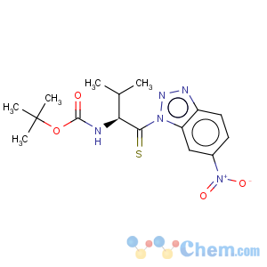 CAS No:184951-88-0 Carbamic acid,[(1S)-2-methyl-1-[(6-nitro-1H-benzotriazol-1-yl)thioxomethyl]propyl]-,1,1-dimethylethyl ester (9CI)