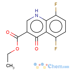 CAS No:185011-67-0 3-Quinolinecarboxylicacid, 5,8-difluoro-1,4-dihydro-4-oxo-, ethyl ester