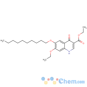 CAS No:18507-89-6 ethyl 6-decoxy-7-ethoxy-4-oxo-1H-quinoline-3-carboxylate