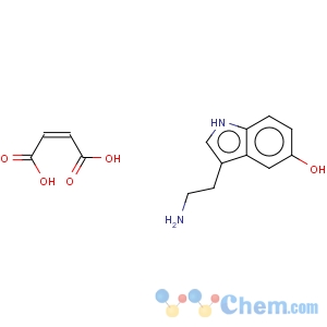 CAS No:18525-25-2 3-(2-Ammonioethyl)-5-hydroxy-1H-indolium maleate