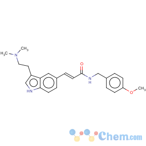 CAS No:185259-85-2 2-Propenamide,3-[3-[2-(dimethylamino)ethyl]-1H-indol-5-yl]-N-[(4-methoxyphenyl)methyl]-