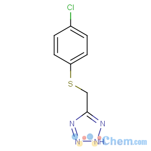 CAS No:18527-31-6 5-[(4-chlorophenyl)sulfanylmethyl]-2H-tetrazole