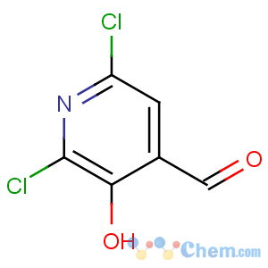 CAS No:185423-26-1 2,6-dichloro-3-hydroxypyridine-4-carbaldehyde