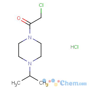 CAS No:185547-14-2 2-chloro-1-(4-propan-2-ylpiperazin-1-yl)ethanone