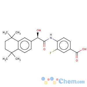 CAS No:185629-22-5 3-Fluoro-4-[2-hydroxy-2-(5,5,8,8-tetramethyl-5,6,7,8-tetrahydro-naphthalen-2-yl)-acetylamino]-benzoic acid