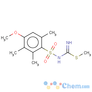 CAS No:185674-97-9 Carbamimidothioic acid,[(4-methoxy-2,3,6-trimethylphenyl)sulfonyl]-, methyl ester (9CI)