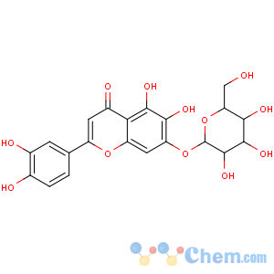 CAS No:185766-20-5 2-(3,4-dihydroxyphenyl)-5,6-dihydroxy-7-[(2S,3R,4S,5S,6R)-3,4,<br />5-trihydroxy-6-(hydroxymethyl)oxan-2-yl]oxychromen-4-one