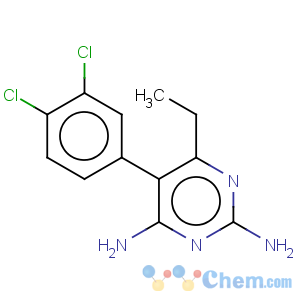 CAS No:18588-57-3 2,4-Pyrimidinediamine,5-(3,4-dichlorophenyl)-6-ethyl-