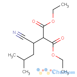 CAS No:186038-82-4 Propanedioic acid,2-(1-cyano-3-methylbutyl)-, 1,3-diethyl ester