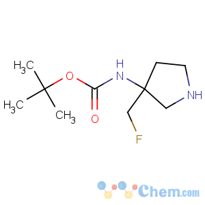 CAS No:186202-12-0 Carbamic acid,[3-(fluoromethyl)-3-pyrrolidinyl]-, 1,1-dimethylethyl ester (9CI)