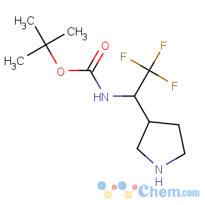 CAS No:186202-31-3 Carbamic acid,[2,2,2-trifluoro-1-(3-pyrrolidinyl)ethyl]-, 1,1-dimethylethyl ester (9CI)