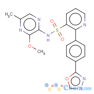 CAS No:186497-07-4 3-Pyridinesulfonamide,N-(3-methoxy-5-methyl-2-pyrazinyl)-2-[4-(1,3,4-oxadiazol-2-yl)phenyl]-