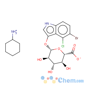 CAS No:18656-96-7 5-Bromo-4-chloro-3-indolyl-beta-D-glucuronide cyclohexylammonium salt