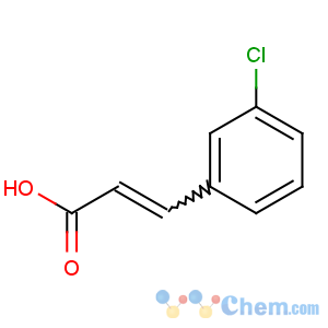 CAS No:1866-38-2 (E)-3-(3-chlorophenyl)prop-2-enoic acid