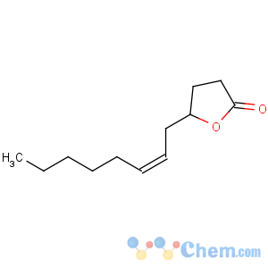 CAS No:18679-18-0 2(3H)-Furanone,dihydro-5-(2Z)-2-octen-1-yl-