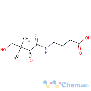 CAS No:18679-90-8 Butanoic acid,4-[[(2R)-2,4-dihydroxy-3,3-dimethyl-1-oxobutyl]amino]-