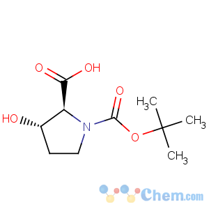 CAS No:187039-57-2 1,2-Pyrrolidinedicarboxylicacid, 3-hydroxy-, 1-(1,1-dimethylethyl) ester, (2S,3S)-