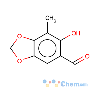 CAS No:187040-04-6 6-hydroxy-7-methyl-1,3-benzodioxole-5-carbaldehyde