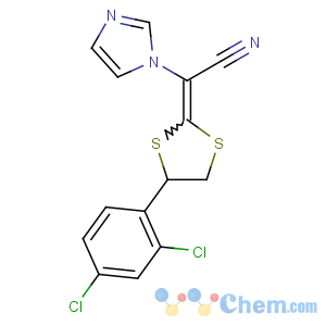 CAS No:187164-19-8 (2E)-2-[(4R)-4-(2,4-dichlorophenyl)-1,<br />3-dithiolan-2-ylidene]-2-imidazol-1-ylacetonitrile