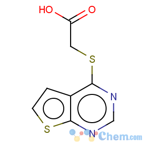 CAS No:18740-26-6 2-(9-thia-2,4-diazabicyclo[4.3.0]nona-2,4,7,10-tetraen-5-ylsulfanyl)acetate
