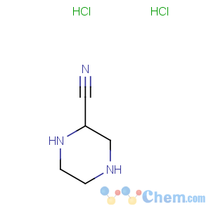 CAS No:187589-35-1 2-Piperazinecarbonitrile,hydrochloride (1:2)