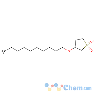 CAS No:18760-44-6 Thiophene,3-(decyloxy)tetrahydro-, 1,1-dioxide