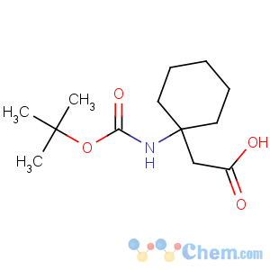 CAS No:187610-56-6 Cyclohexaneacetic acid,1-[[(1,1-dimethylethoxy)carbonyl]amino]-