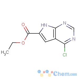 CAS No:187725-00-4 ethyl 4-chloro-7H-pyrrolo[2,3-d]pyrimidine-6-carboxylate