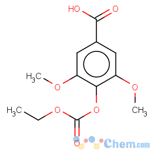 CAS No:18780-67-1 Benzoic acid,4-[(ethoxycarbonyl)oxy]-3,5-dimethoxy-