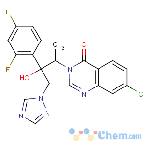 CAS No:187949-02-6 7-chloro-3-[(2R,3R)-3-(2,4-difluorophenyl)-3-hydroxy-4-(1,2,<br />4-triazol-1-yl)butan-2-yl]quinazolin-4-one