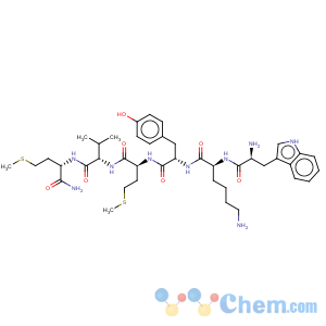 CAS No:187986-11-4 L-Methioninamide,L-tryptophyl-L-lysyl-L-tyrosyl-L-methionyl-L-valyl-