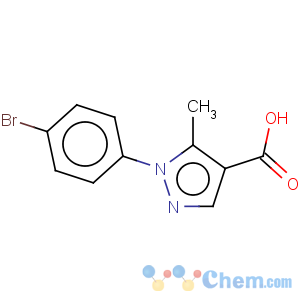 CAS No:187998-44-3 1H-Pyrazole-4-carboxylicacid, 1-(4-bromophenyl)-5-methyl-
