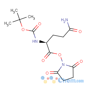 CAS No:18800-78-7 Carbamic acid,[(1S)-4-amino-1-[[(2,5-dioxo-1-pyrrolidinyl)oxy]carbonyl]-4-oxobutyl]-,1,1-dimethylethyl ester (9CI)