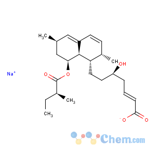 CAS No:188067-71-2 2-Heptenoic acid,7-[(1S,2S,6R,8S,8aR)-1,2,6,7,8,8a-hexahydro-2,6-dimethyl-8-[(2S)-2-methyl-1-oxobutoxy]-1-naphthalenyl]-5-hydroxy-,(2E,5R)-