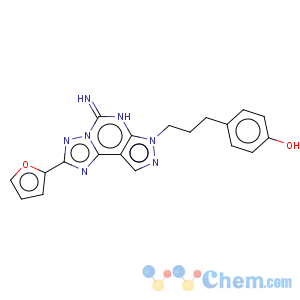 CAS No:188112-92-7 4-{3-[5-amino-2-(furan-2-yl)-7H-pyrazolo[4,3-e][1,2,4]triazolo[1,5-c]pyrimidin-7-yl]propyl}phenol