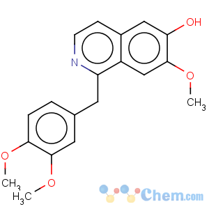 CAS No:18813-63-3 6-Isoquinolinol,1-[(3,4-dimethoxyphenyl)methyl]-7-methoxy-