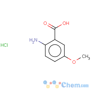 CAS No:1882-70-8 Benzoic acid,2-amino-5-methoxy-, hydrochloride (1:1)