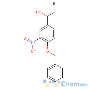 CAS No:188690-82-6 (1R)-2-bromo-1-(3-nitro-4-phenylmethoxyphenyl)ethanol