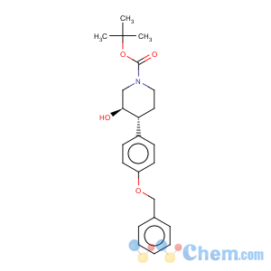 CAS No:188867-89-2 trans-3-Hydroxy-4-[4-(phenylmethoxy)phenyl]-1-piperidinecarboxylic acid tert-butyl ester
