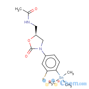 CAS No:188975-86-2 Acetamide,N-[[(5S)-3-[3-fluoro-4-(trimethylstannyl)phenyl]-2-oxo-5-oxazolidinyl]methyl]-