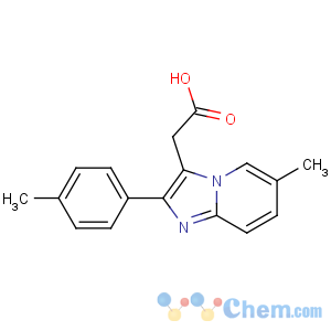 CAS No:189005-44-5 2-[6-methyl-2-(4-methylphenyl)imidazo[1,2-a]pyridin-3-yl]acetic acid