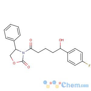 CAS No:189028-95-3 (4S)-3-[(5S)-5-(4-fluorophenyl)-5-hydroxypentanoyl]-4-phenyl-1,<br />3-oxazolidin-2-one