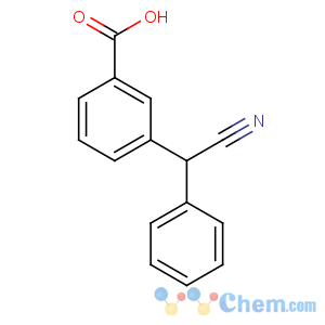 CAS No:18908-55-9 Benzoicacid, 3-(cyanophenylmethyl)-
