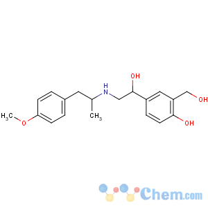 CAS No:18910-65-1 4-[1-hydroxy-2-[1-(4-methoxyphenyl)propan-2-ylamino]ethyl]-2-<br />(hydroxymethyl)phenol