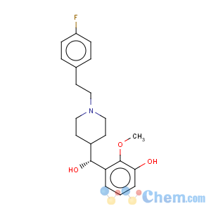 CAS No:189192-18-5 4-Piperidinemethanol,1-[2-(4-fluorophenyl)ethyl]-a-(3-hydroxy-2-methoxyphenyl)-, (aR)-