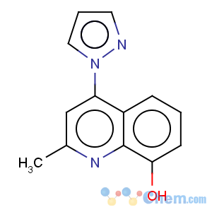 CAS No:189268-42-6 8-Quinolinol,2-methyl-4-(1H-pyrazol-1-yl)-