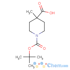CAS No:189321-63-9 4-methyl-1-[(2-methylpropan-2-yl)oxycarbonyl]piperidine-4-carboxylic<br />acid