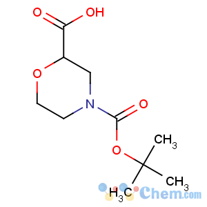 CAS No:189321-66-2 4-[(2-methylpropan-2-yl)oxycarbonyl]morpholine-2-carboxylic acid